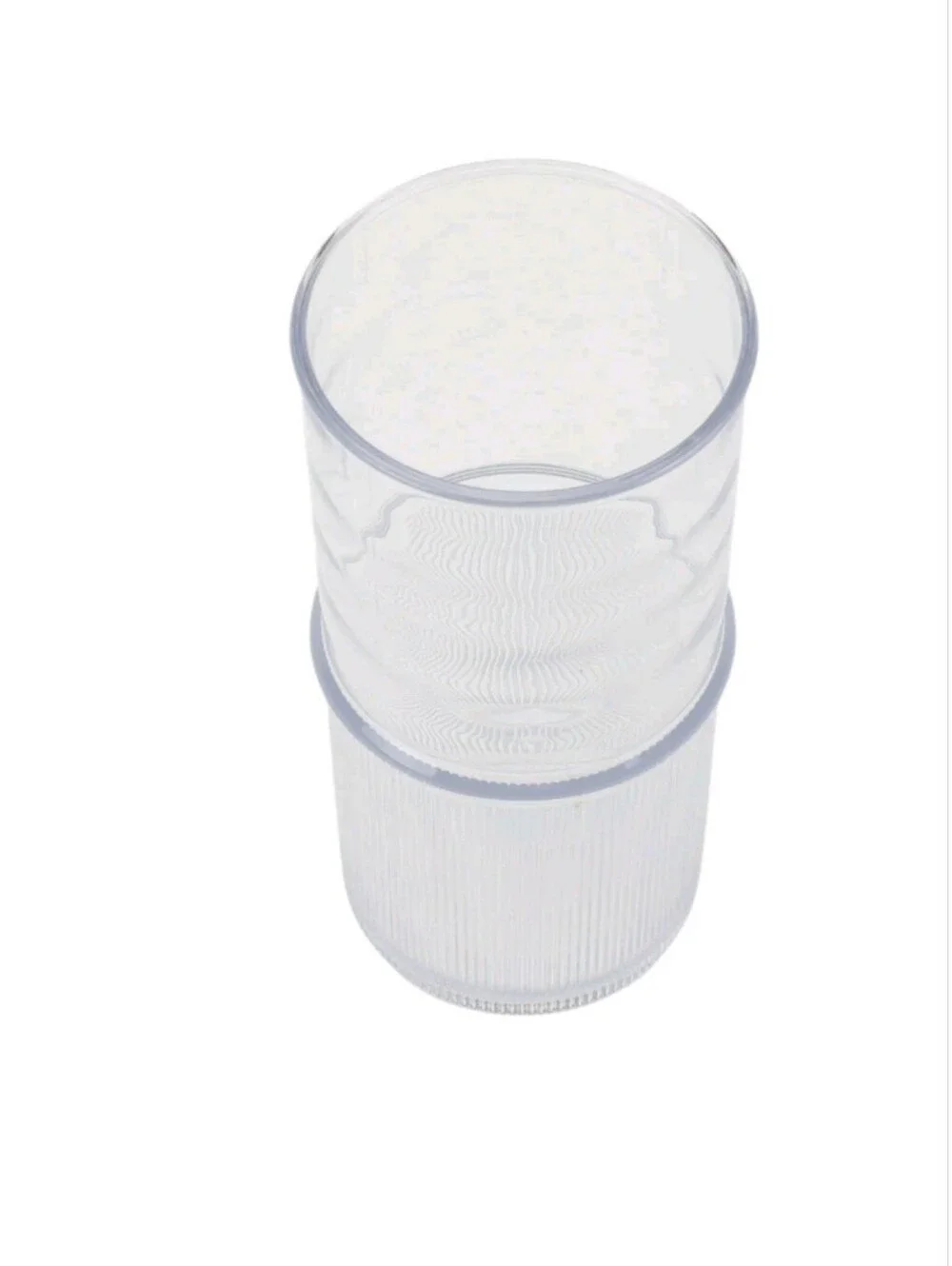 Better Homes & Gardens Tall Clear Ribbed Tritan Tumbler